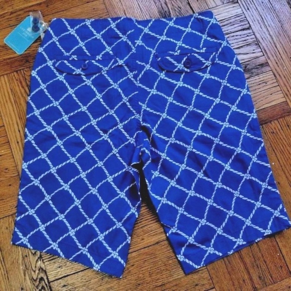Caribbean-Joe-Cobalt-Blue-Skimmer-Shorts sz 14P - Picture 2 of 6